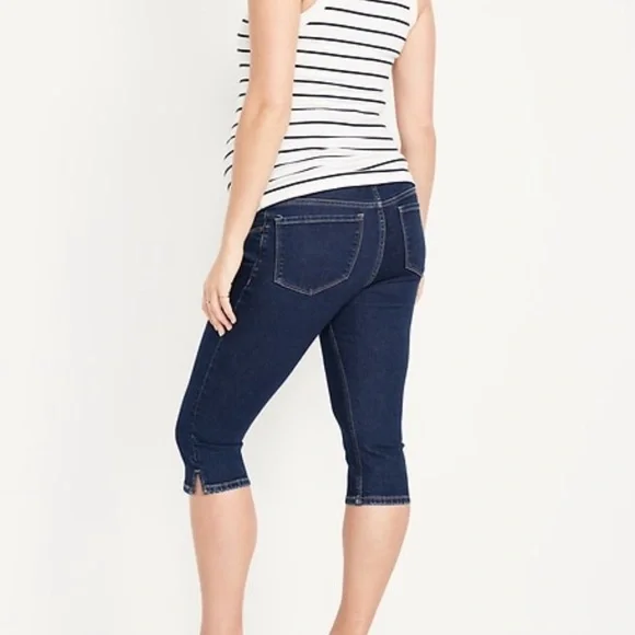 Maternity denim capris - Picture 7 of 10